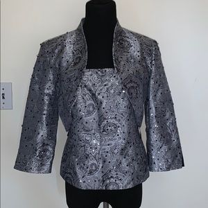 Matching Tank Top and Cropped Jacket